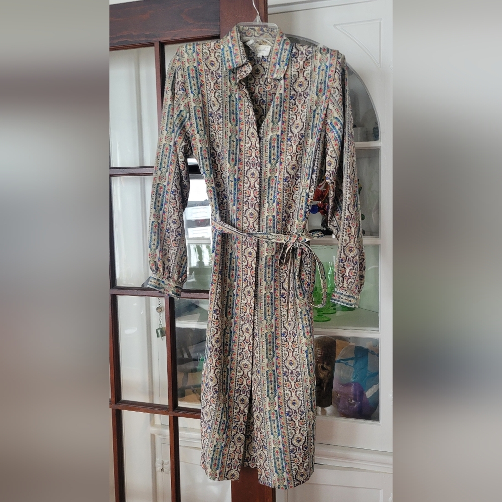 1970's Schrader Sport Dress with Belt and Pockets